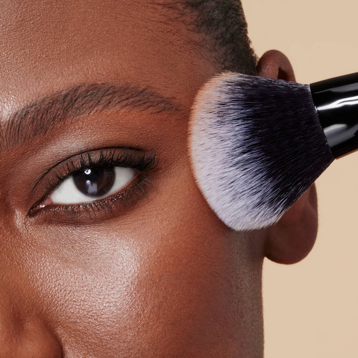 e.l.f. Cream & Powder Makeup Face Brush: Paraben-Free, Phthalate-Free, Vegan, Nylon Bristles