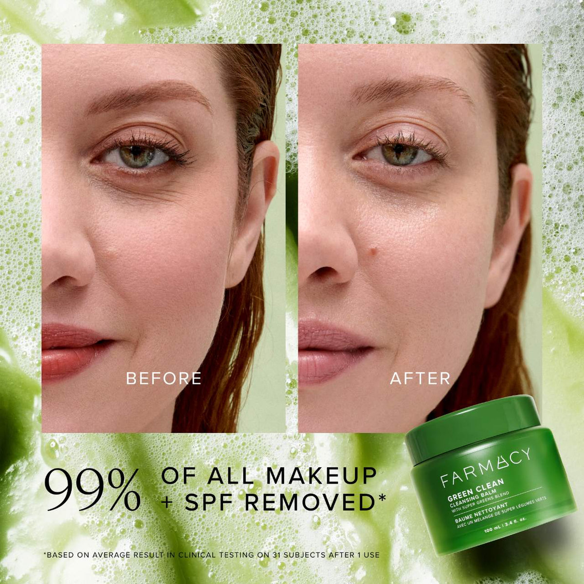 Green Clean Makeup Removing Cleansing Balm