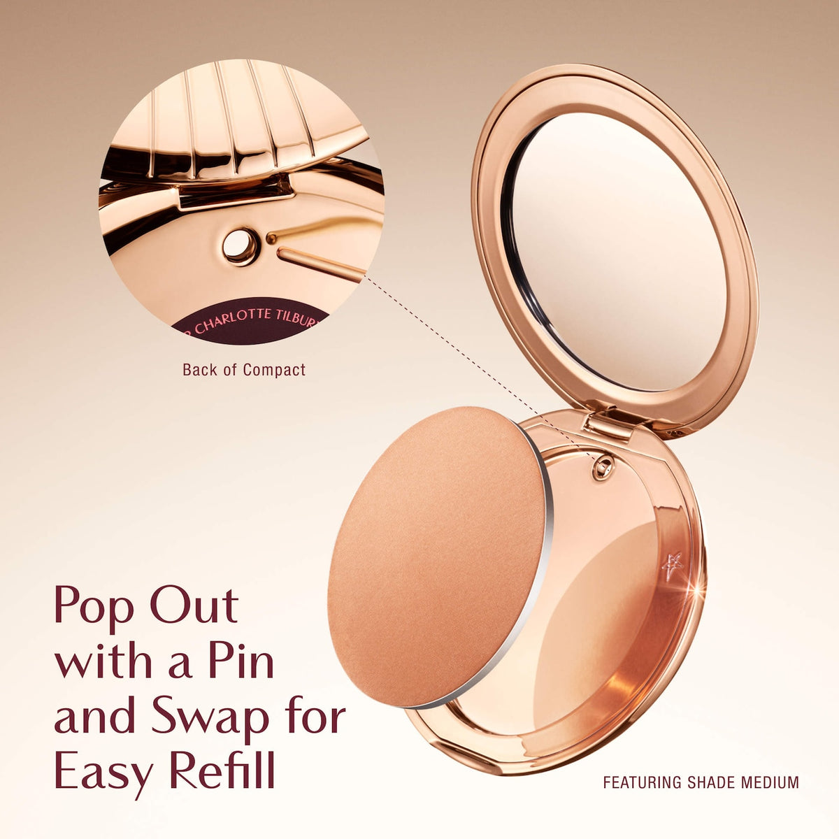 Refillable Airbrush Matte Bronzer