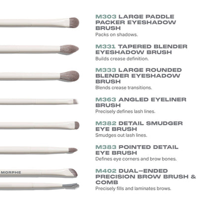Morphe Eye Brush Set - Eye Want It All - 7pc